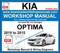 Kia Optima Service Repair Workshop Manual Download